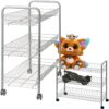 ARTEX REGAŁ NA KÓŁKACH BIG STORE 3/BIG STORE 3 SREBRNY 5905399715045