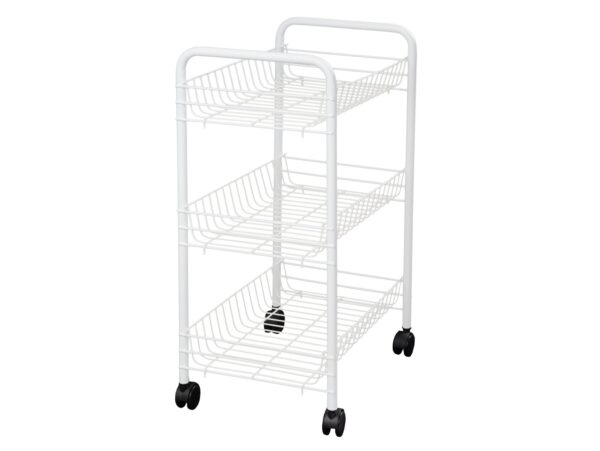 ARTEX REGAŁ NA KÓŁKACH WINNY 3/WINNY 3 BIAŁY 8001579105006