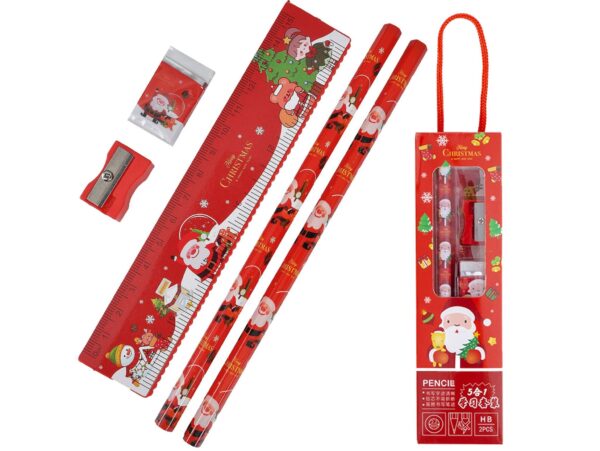 ARTYKUŁY SZKOLNE ŚWIĄTECZNE W PUDEŁKU 5EL.