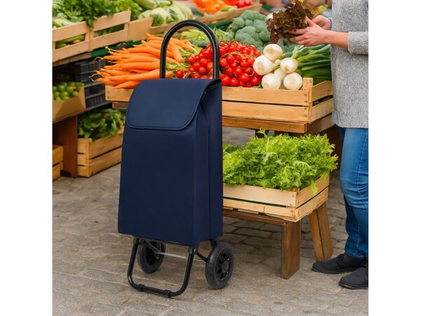 CARELLE NEW TRENTO WÓZEK NA ZAKUPY GRANATOWY/NEW TRENTO RS‐2321 GRANATOWY 5906884043513