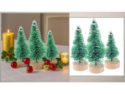 CHOINKI MINI ZESTAW 3SZT 12CM 9CM 6CM NA PNIU