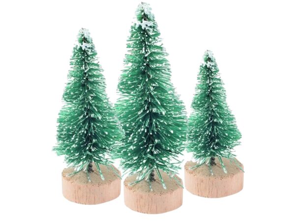 CHOINKI MINI ZESTAW 3SZT 12CM 9CM 6CM NA PNIU