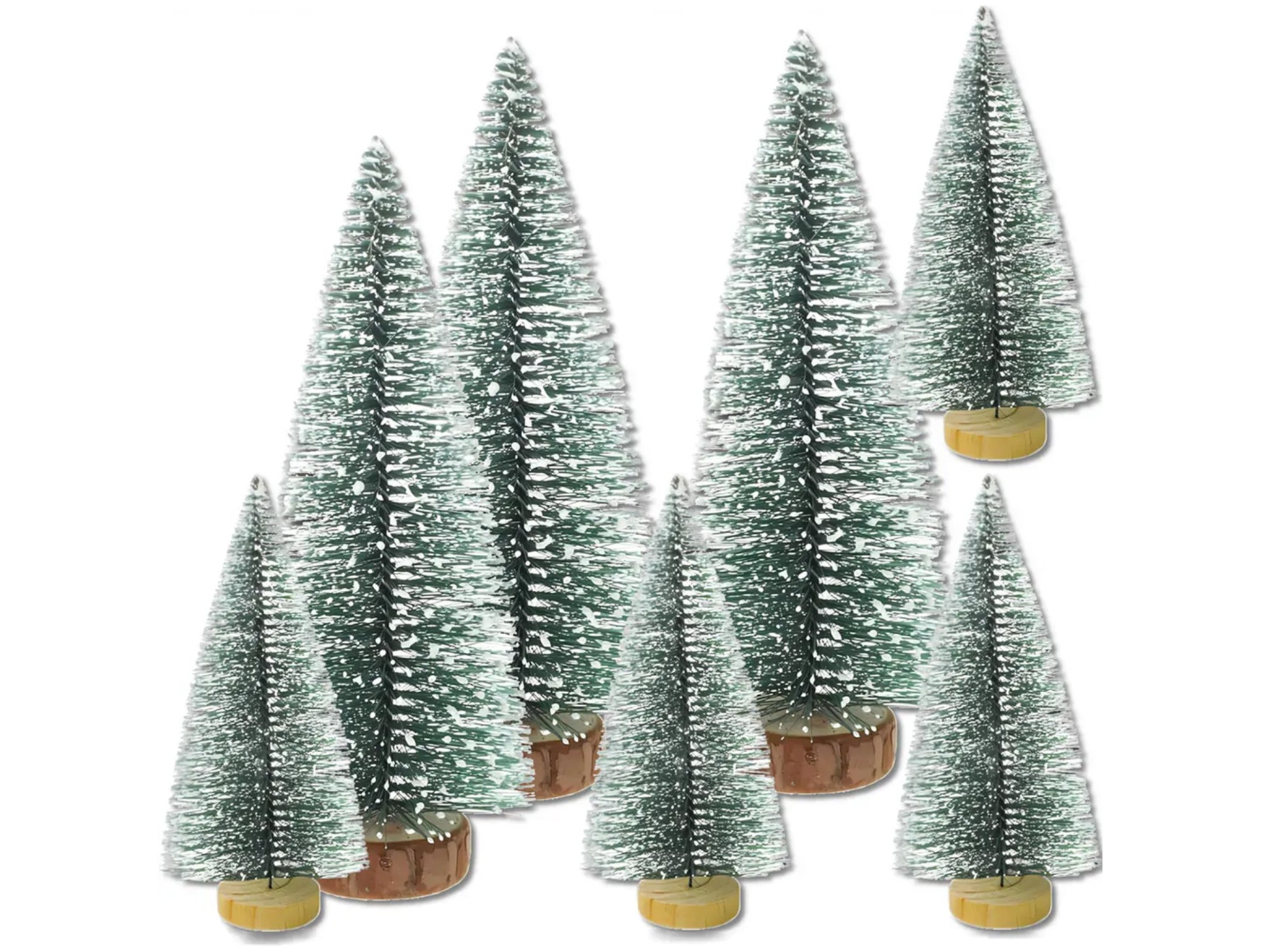 CHOINKI MINI ZESTAW 7SZT 3x 9,5CM 4x 6,5CM