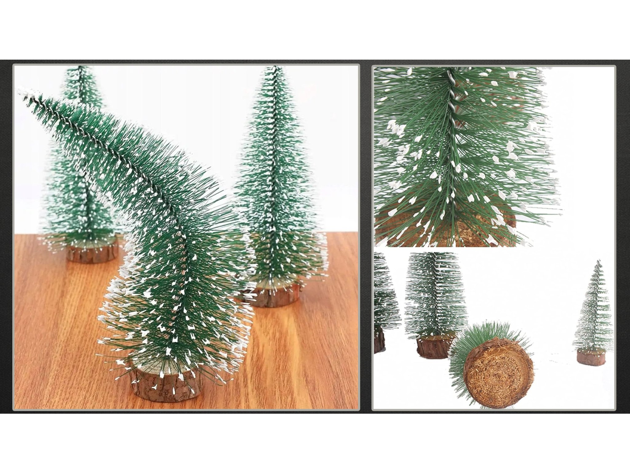 CHOINKI MINI ZESTAW 7SZT 3x 9,5CM 4x 6,5CM