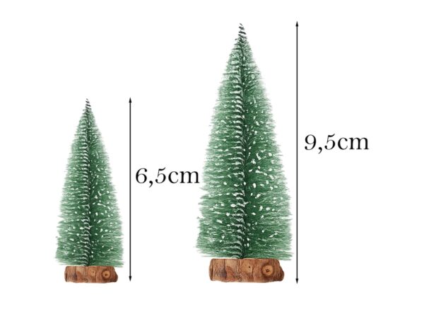 CHOINKI MINI ZESTAW 7SZT 3x 9,5CM 4x 6,5CM