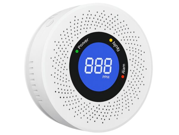 CZUJNIK CZADU TLENKU WĘGLA Z WYŚWIETLACZEM LCD