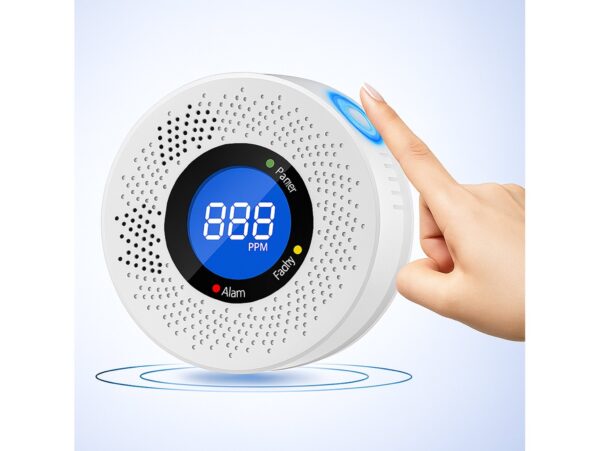 CZUJNIK CZADU TLENKU WĘGLA Z WYŚWIETLACZEM LCD