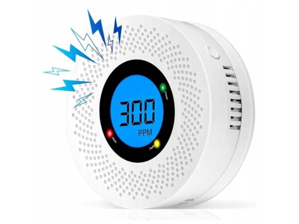 CZUJNIK CZADU TLENKU WĘGLA Z WYŚWIETLACZEM LCD