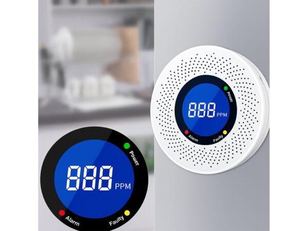 CZUJNIK CZADU TLENKU WĘGLA Z WYŚWIETLACZEM LCD