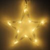 DEKORACJA NA OKNO LED BOŻE NARODZENIE 22x22 - gwiazda
