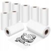 DRUKARKA MINI TERMICZNA DO ZDJĘĆ NOTATEK BLUETOOTH + ROLKI DO MINI DRUKARKI APARATU 5SZT 4,5x5,7