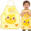 FARTUCH DZIECIĘCY DO PRAC PLASTYCZNYCH FOLIOWY - żółty