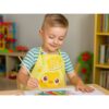 FARTUCH DZIECIĘCY DO PRAC PLASTYCZNYCH FOLIOWY - żółty