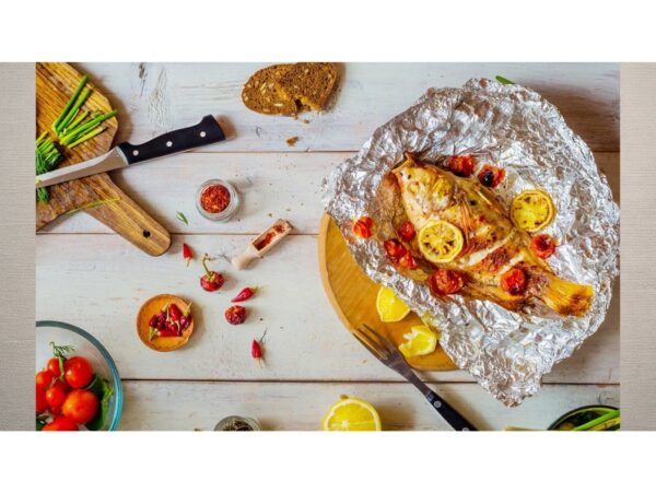 FOLIA ALUMINIOWA SPOŻYWCZA 10m MOCNA DO ŻYWNOŚCI