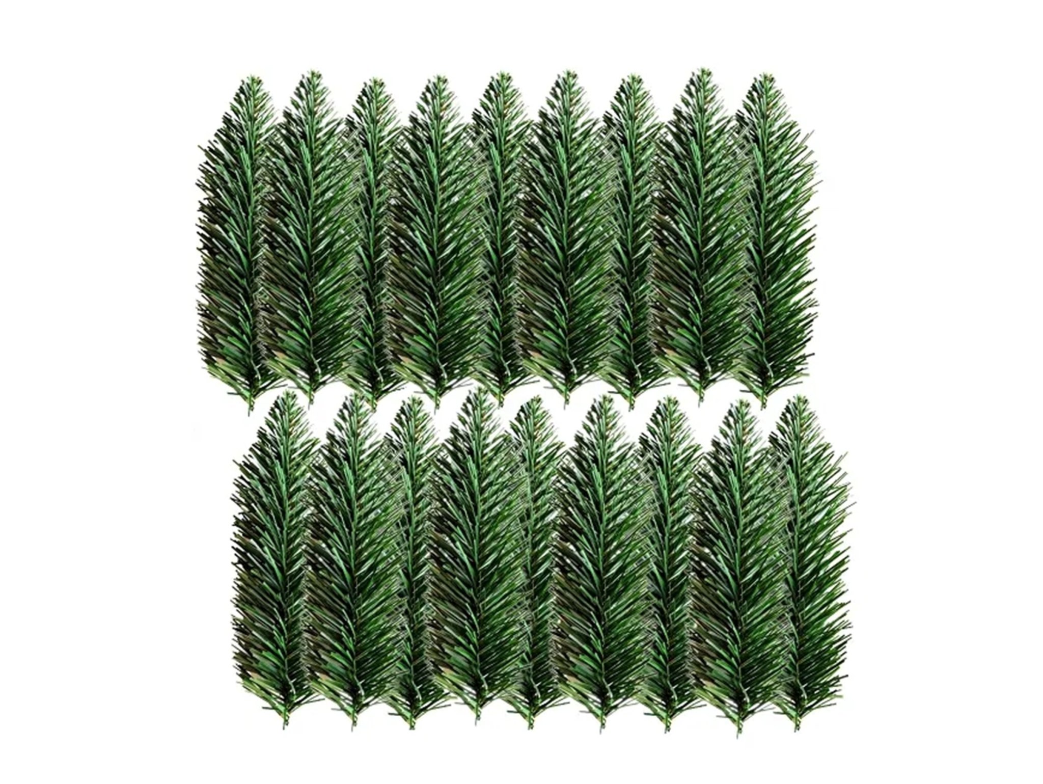 GAŁĄZKA SZTUCZNA ŚWIERKOWA 23CM ZESTAW 12SZT