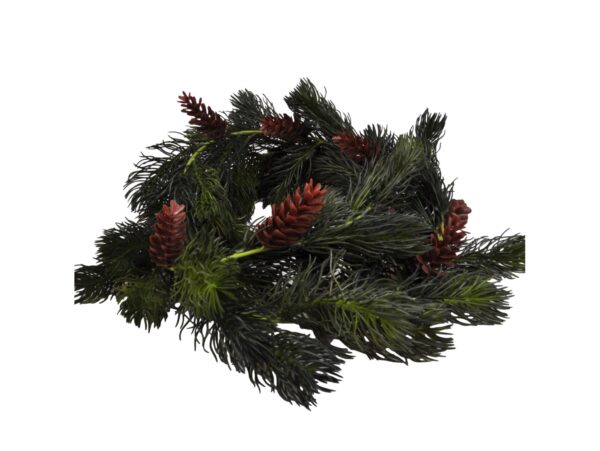 GIRLANDA SOSNA Z SZYSZKAMI SZTUCZNA 170CM