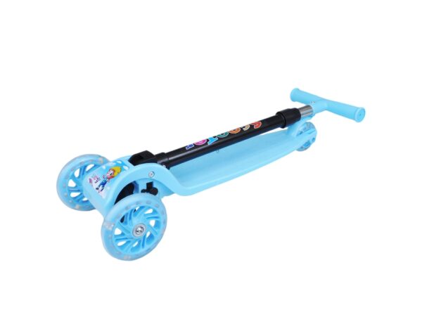 HULAJNOGA SKŁADANA 3 KOŁA - niebieski
