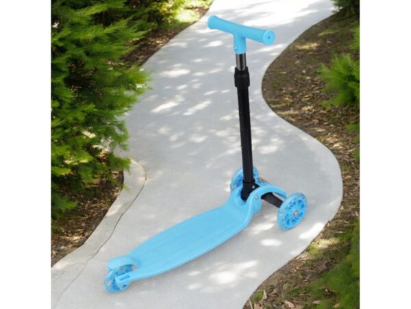 HULAJNOGA SKŁADANA 3 KOŁA - niebieski