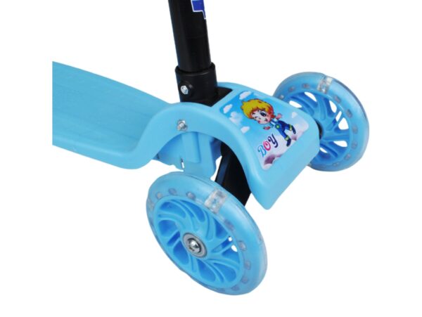 HULAJNOGA SKŁADANA 3 KOŁA - niebieski