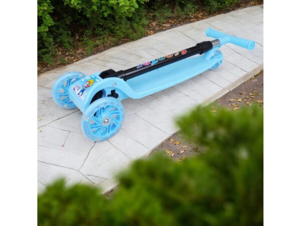 HULAJNOGA SKŁADANA 3 KOŁA - niebieski