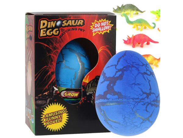 JAJKO ROSNĄCEGO DINOZAURA 5,5CM - niebieski