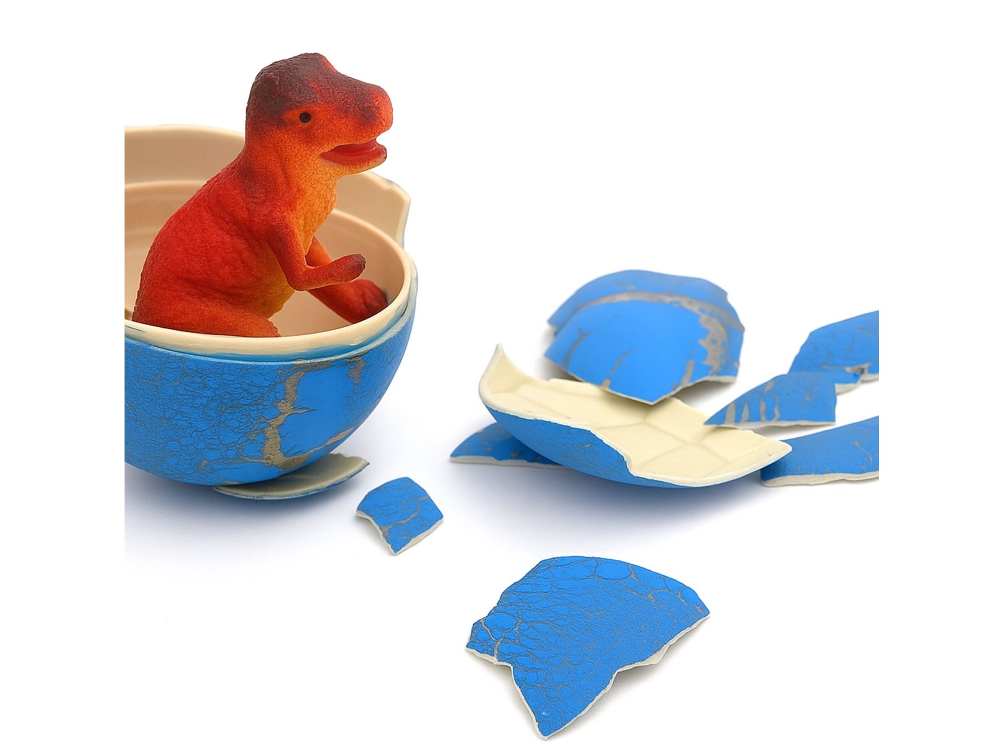 JAJKO ROSNĄCEGO DINOZAURA 5,5CM - niebieski