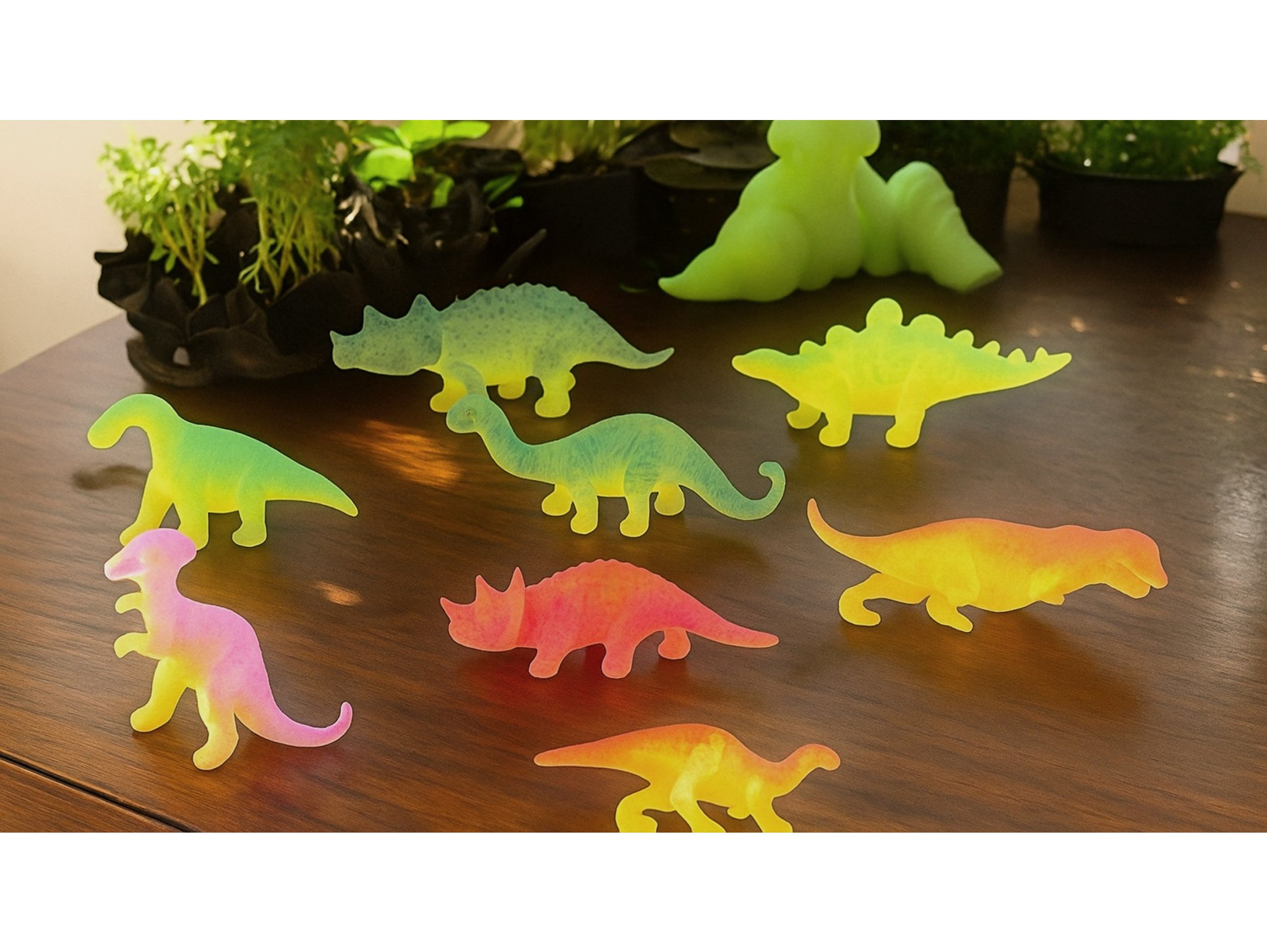 JAJKO ROSNĄCEGO DINOZAURA 5,5CM - niebieski