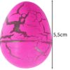 JAJKO ROSNĄCEGO DINOZAURA 5,5CM - różowy