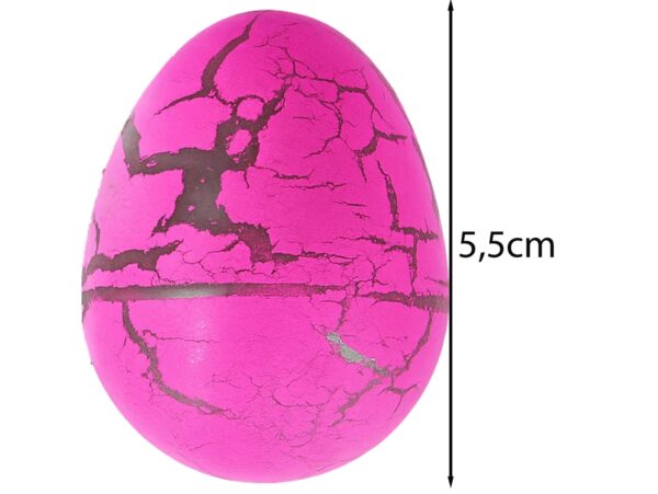 JAJKO ROSNĄCEGO DINOZAURA 5,5CM - różowy