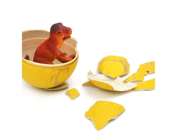 JAJKO ROSNĄCEGO DINOZAURA 5,5CM - żółty