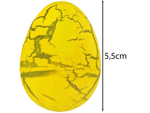 JAJKO ROSNĄCEGO DINOZAURA 5,5CM - żółty