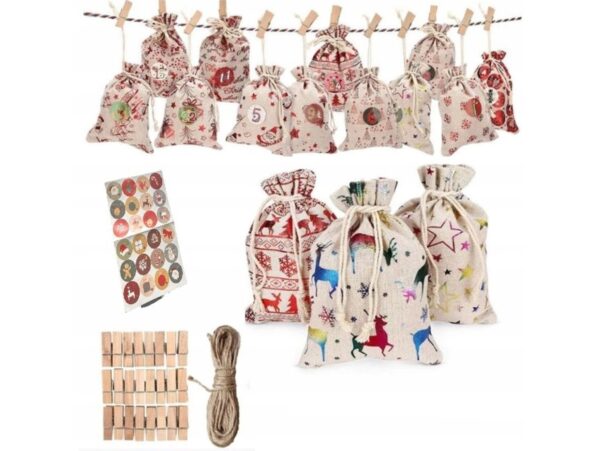 KALENDARZ ADWENTOWY DIY WORECZKI