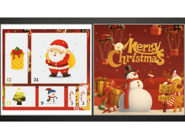 KALENDARZ ADWENTOWY ZABAWKI