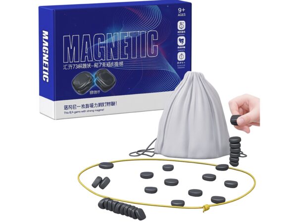 KAMIENIE KAMYCZKI SZACHY MAGNETYCZNE GRA 30 KAMYCZKÓW