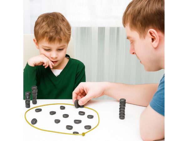 KAMIENIE KAMYCZKI SZACHY MAGNETYCZNE GRA 30 KAMYCZKÓW