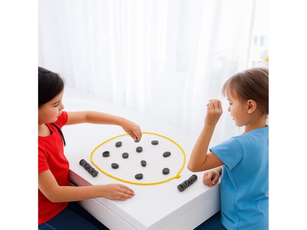 KAMIENIE KAMYCZKI SZACHY MAGNETYCZNE GRA 30 KAMYCZKÓW