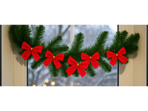 KOKARDKI KOKARDY NA CHOINKĘ PREZENT STROIK 6SZT