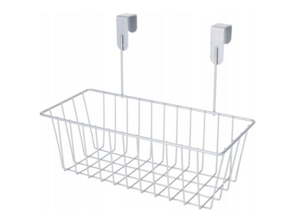 KOSZYK WISZĄCY DO SZAFKI ORGANIZER METALOWY NA DRZWI DO ŁAZIENKI KUCHNI