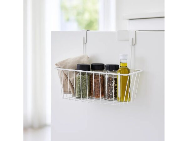 KOSZYK WISZĄCY DO SZAFKI ORGANIZER METALOWY NA DRZWI DO ŁAZIENKI KUCHNI