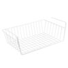 KOSZYK WISZĄCY DO SZAFY PODWIESZANY 32x25x10cm - biały