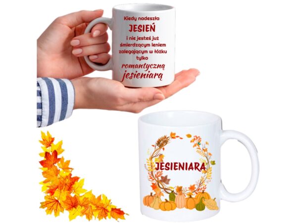 KUBEK DO SUBLIMACJI 330ML BIAŁY - jesieniara