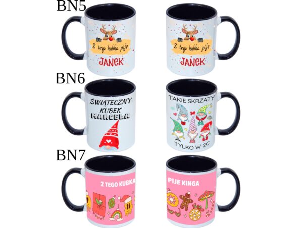 KUBEK DO SUBLIMACJI 330ML CZARNY UCHWYT