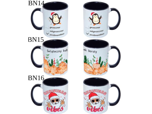 KUBEK DO SUBLIMACJI 330ML CZARNY UCHWYT