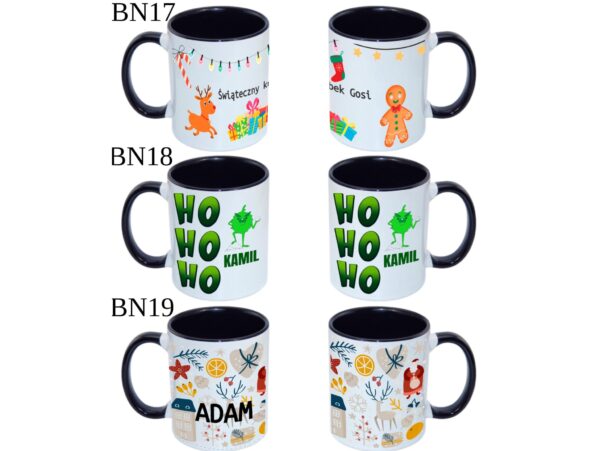 KUBEK DO SUBLIMACJI 330ML CZARNY UCHWYT