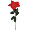 KWIAT GWIAZDA BETLEJEMSKA POINSECJA POJEDYNCZA 65CM - czerwony welurowy