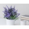 KWIATY SZTUCZNE W DONICZCE LAWENDA 21CM