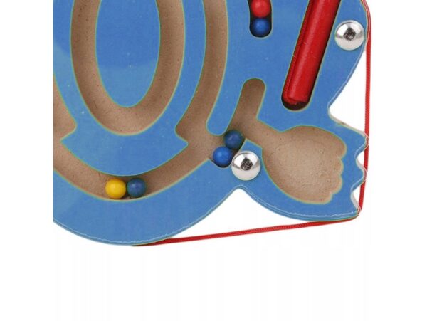 LABIRYNT MAGNETYCZNY GRA ZRĘCZNOŚCIOWA - żaba niebieska