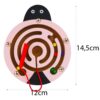 LABIRYNT MAGNETYCZNY GRA ZRĘCZNOŚCIOWA - biedronka różowa