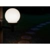 LAMPA OGRODOWA SOLARNA KULA KINKIET 12CM