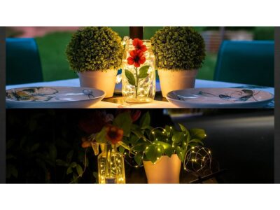 LAMPKI 200 LED DRUCIKI SOLARNE - ciepły biały